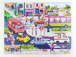 Пазл "Транспорт в городе"