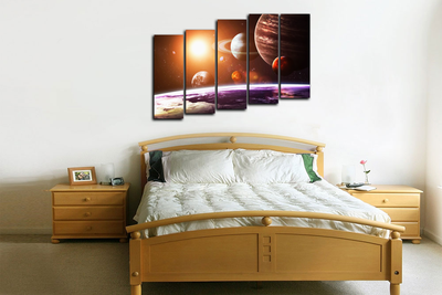 Модульная картина "Прекрасная галактика"