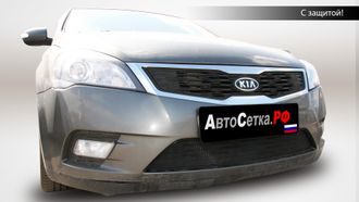 Premium защита радиатора для KIA Ceed (2010-2012)