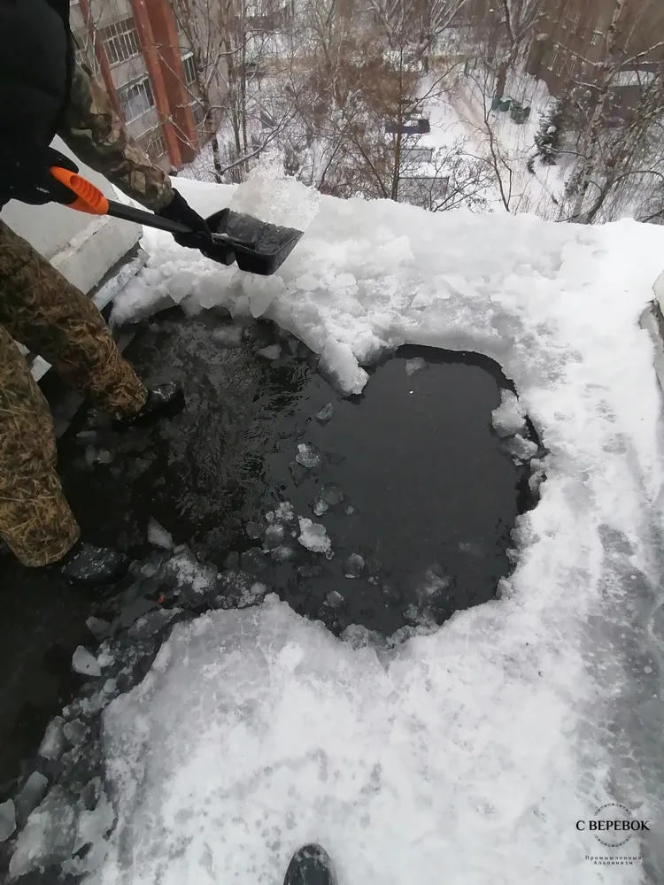 Осушаем кровлю от подтоплений