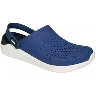 CROCS LITERIDE CLOG BLUE STEEL СИНИЕ С БЕЛЫМ