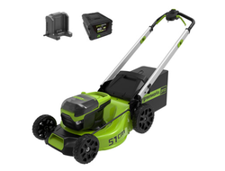 Газонокосилка аккумуляторная Greenworks GD60LM51SPK4