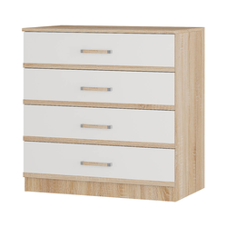 Сакура Комод Дуб сонома/белый ш850хв866хг504