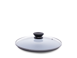 Кухонная посуда iCook™ Стеклянная крышка с ручкой для сковороды с антипригарным покрытием 24 см