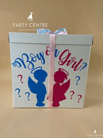 Коробка с шарами гендер Boy or Girl?