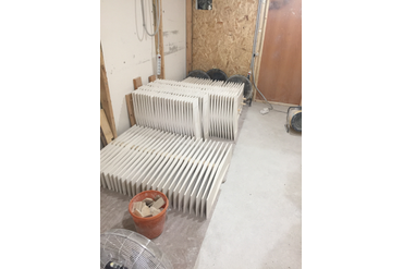 Сушка панелей.