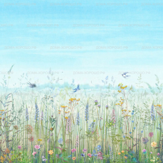 Фреска ручной работы Dream Forest Flower Field JV41-COL1