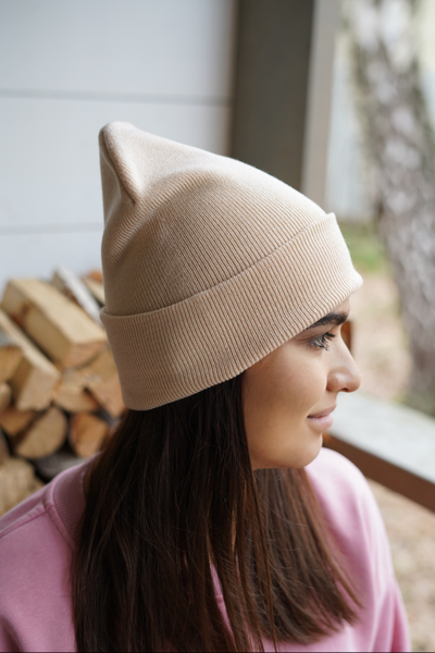 ШАПКА ПРИЯТНО "БЕЖЕВАЯ"