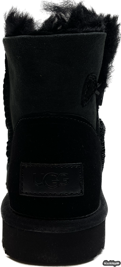 UGG W CLASSIC ULTRA С ПУГОВИЦЕЙ BLACK (36-40)