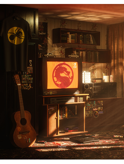 холст "Мортал Комбат"