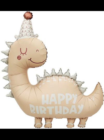 Шар Фигура, Динозаврик в колпачке, Сатин