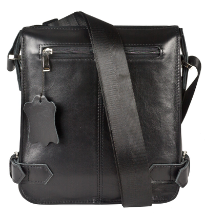 Кожаная мужская сумка Antimo black (арт. 5055-01)