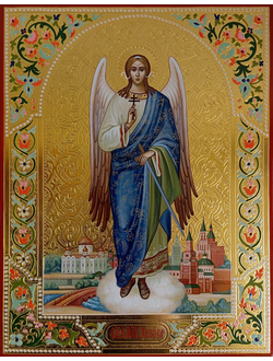 Ангел-Хранитель. Рукописная икона.