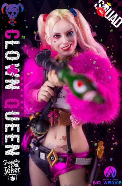 Харли Квинн (делюкс версия) - Коллекционная ФИГУРКА 1/6 Clown Queen deluxe edition (WS010-B) - War Story