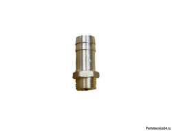 Переходник елочка 19 мм - 1/2 ш (25 атм) латунь