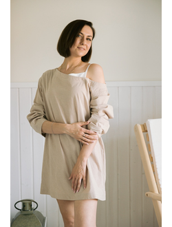 Туника из вареного хлопка