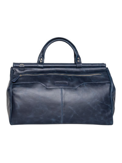 Кожаный саквояж Otranto Premium blue (арт. 4006-19)