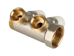 Коллектор STOUT распределительный 1", 2 отвода 3/4"ЕК (Арт. SMB 6851 013402)