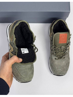 New Balance Classic 574 Khaki С Мехом