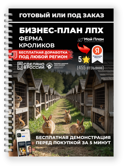 Бизнес-план для ЛПХ: разведение кроликов под соцконтракт