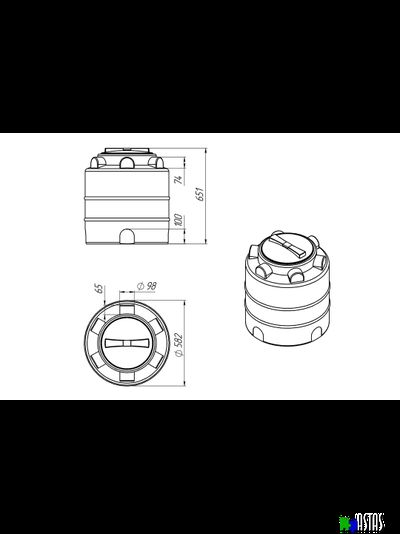 ЕМКОСТЬ ЭВЛ-Т 100Л