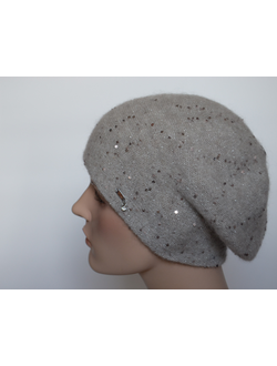 Визио Италия берет 6943 бежевого цвета фото