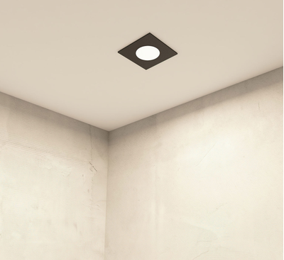 Точечный встраиваемый влагозащищенный светильник Denkirs DK3102-BK