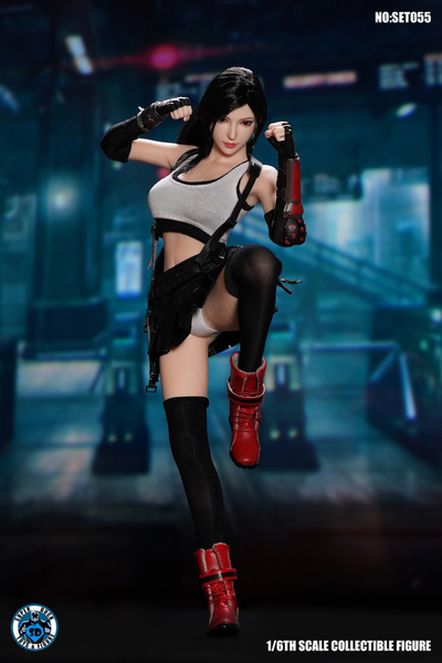 Тифа Локхарт (Final Fantasy VII) Коллекционная ФИГУРКА 1/6 scale Fantasy Fighting Goddess (SET055) - КОМПЛЕКТ БЕЗ ТЕЛА - SUPER DUCK