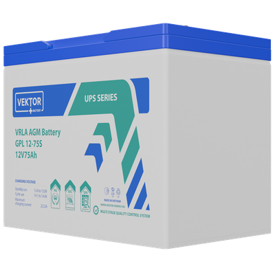 Аккумулятор свинцово-кислотный GPL 12-75