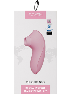 SX013A-PR Мембранно-волновой клиторальный стимулятор Pulse Lite Neo Pale Rosette