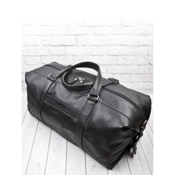 Кожаная дорожная сумка Avellino black (арт. 4039-01)