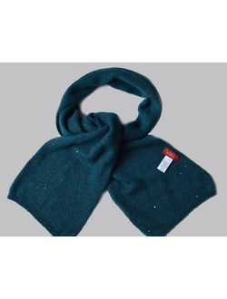 Изумрудный шарф с пайетками Италия Vizio фото