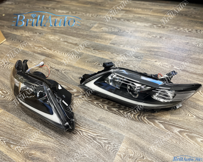 Фары Toyota Camry 40 в стиле Lexus бегающие