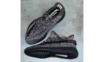 Кроссовки Adidas Yeezy Boost 350 V2 Static Total Black Reflective