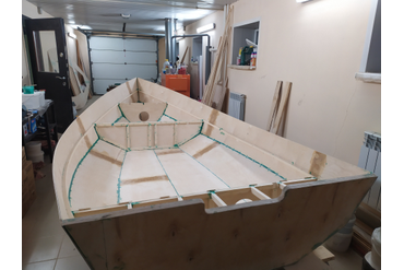 Постройка швертбота "Бобер" проекта Argie-15