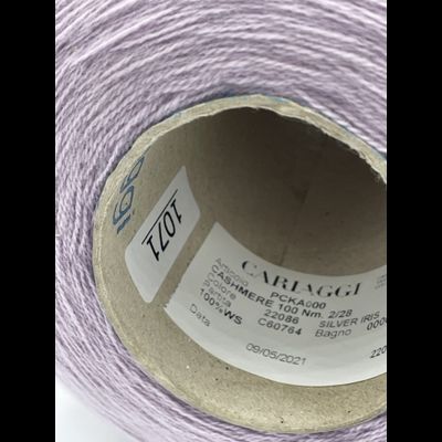 CARIAGGI art. cashmere 100 Nm. 2/28 1400 метров в 100 граммах  цв. 22086 SILVER IRIS