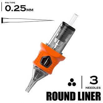 3 RL/0.25 Round Liner Micro - "INKin EZ tattoo"