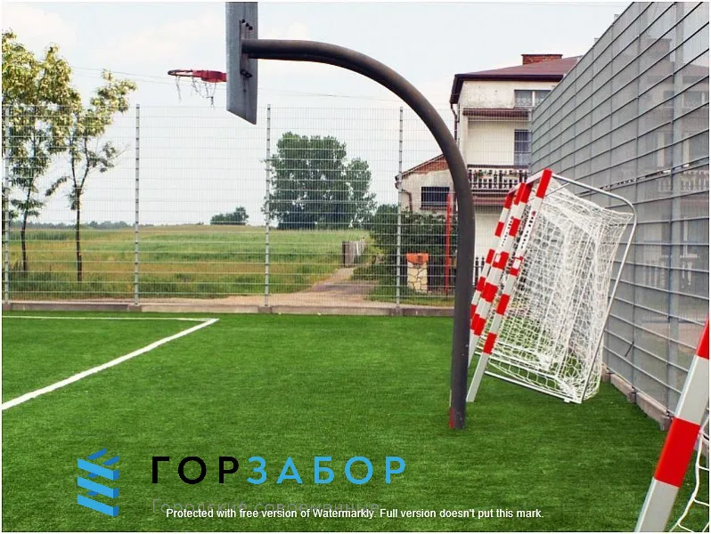 Спортивное ограждение с установкой под ключ