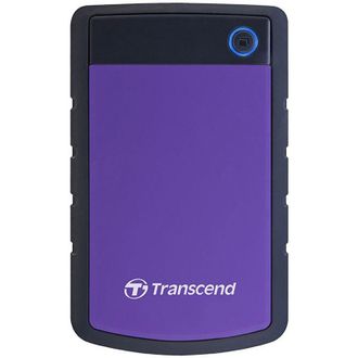 Портативный HDD Transcend StoreJet 25H3 2Tb 2.5, USB 3.0, фиолетовый, TS2TSJ25H3P