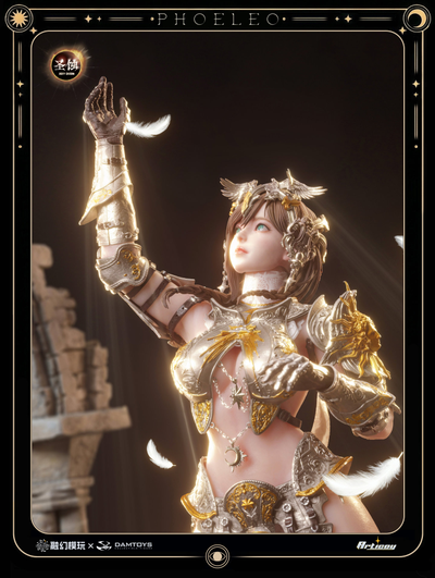 ПРЕДЗАКАЗ - Воительница в стиле фэнтази - Коллекционная фигурка 1/6 Deity Erosion Series White Owl Phoeleo Zinc Alloy Sculpted Hair ver (FSDE-01A) - Fusion Fantasy x DAMTOYS ?ЦЕНА: 31500 РУБ.?