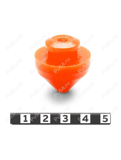 Отбойник рычага задней подвески снегохода YAMAHA VIKING 540 Полиуретан 50-03-056 (PU54/M72/оранжевый) (83M-21488-00)