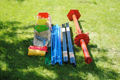 Мобильная цепочная карусель «Ветерок» с декоративным оформлением