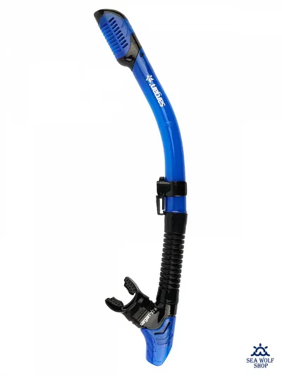 Маска с трубкой Sargan "ДАЙВА-С" черный/синий