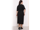 Платье полуприлегающего силуэта с запахом Арт. 6159 (Цвет черный) Размеры 48-62