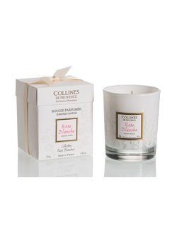 АРОМАТИЧЕСКАЯ СВЕЧА COLLINES DE PROVENCE "БЕЛАЯ РОЗА"