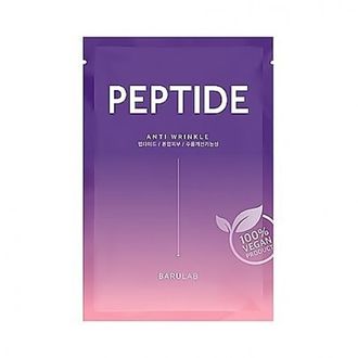 Маска-салфетка для упругости кожи с пептидами Barulab The Clean Vegan Peptide Mask