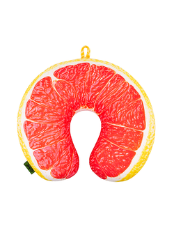 Дорожная подушка-подголовник антистресс "Грейпфрут"