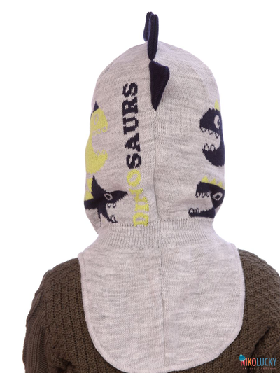 Шапка-шлем  21101-04, цвет серый,темно-синий, р. 48-50