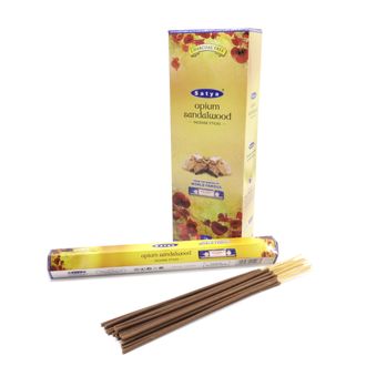 Благовония Satya Hexa Opium Sandalwood Опиум-Сандаловое дерево 20 штук