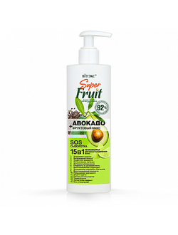 Витэкс Super Fruit Авокадо+фруктовый микс SOS-Сыворотка для восстановления волос 15 в1, 200мл